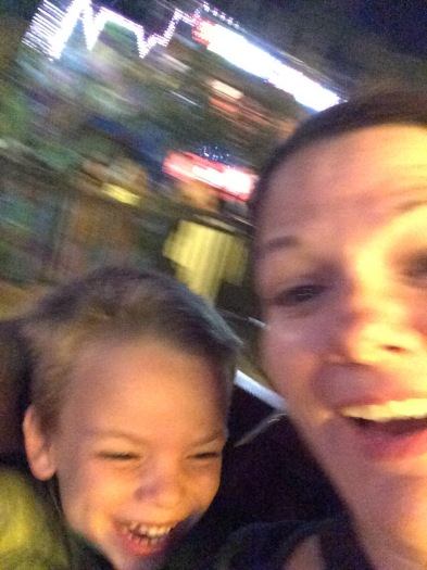 Me and Ollie on the Scrambler